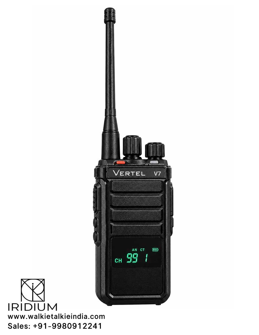 Vertel Ranger V7 License Free Walkie Talkie Dealer Distributor Bengalore Walkie Talkie Suppliers in Bengaluru Mysore Mangalore Channai
